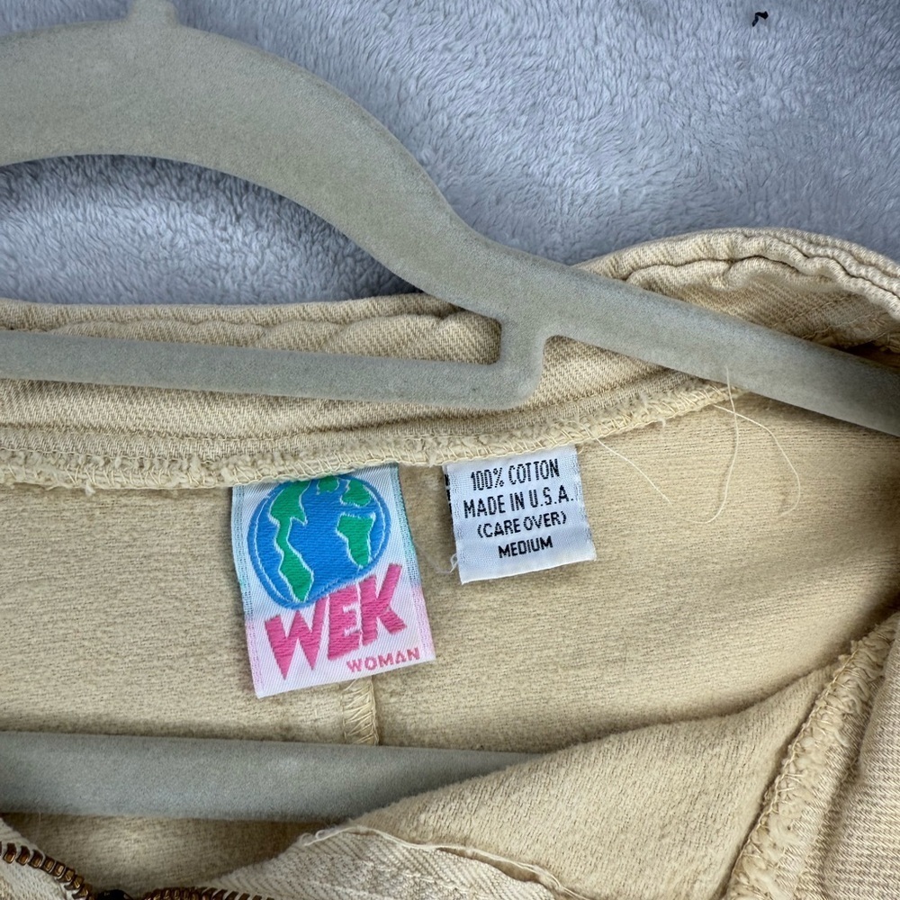 Vintage Beige Women's Half-Zip San Diego Sweatshirt - Picture 7 of 7